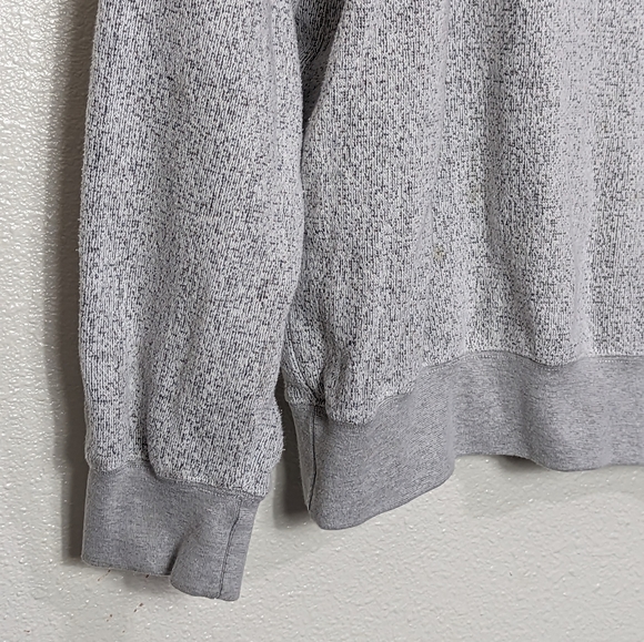 ORVIS Quarter Zip Pullover Sweatshirt Men's L Light Gray Outdoors - Picture 5 of 9